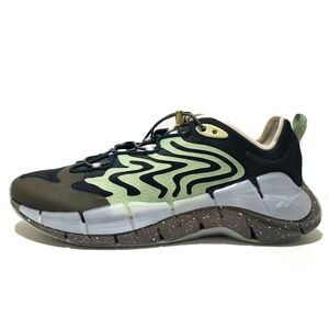 NEW Reebok x Brain Dead Zig Kinetica II Green Grey Mens 9 Running Shoes Sneaker